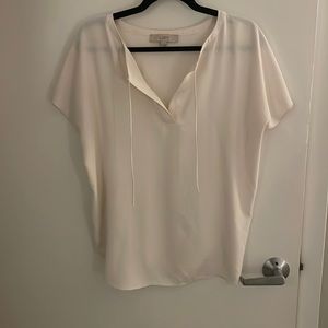 Loft white blouse